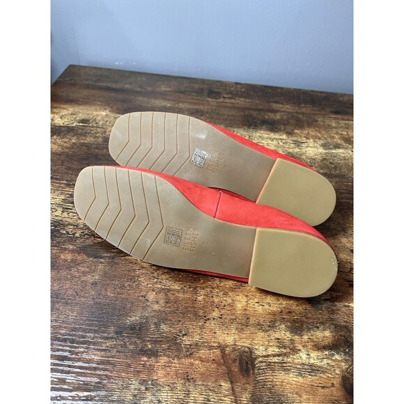 Eileen Fisher Women’s Loafers Size 8 Red Slip On Shoes Square Toe NWOB - Picture 4 of 10